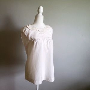 Banana Republic White Silk Blouse